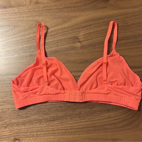 Skims Neon Orange Bralette Size XL - Picture 2 of 4